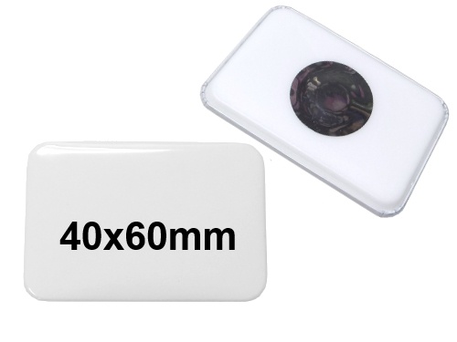 40x60mm Button mit Neodymmagnet 40x60mm Button mit Neodymmagnet