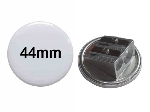 44mm Button mit Doppel-Anspitzer