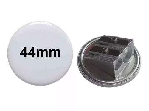 44mm Button mit Doppel-Anspitzer