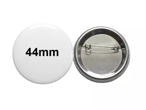 44mm Button mit Sicherheitsnadel 44mm Button mit Sicherheitsnadel