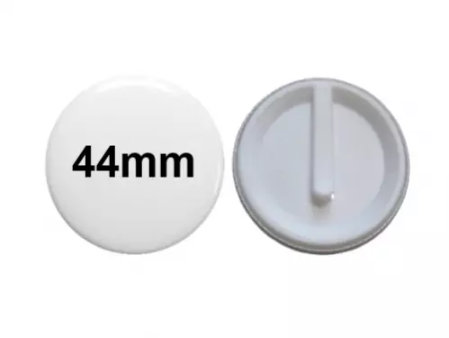 44mm Kinder-Button mit Kunststoffclip 44mm Kinder-Button mit Kunststoffclip