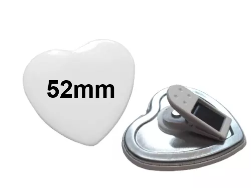 52x57mm Herz-Button mit 360°- Clip 52x57mm Herz-Button mit 360°- Clip
