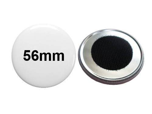 56mm Button mit Klettpunkt