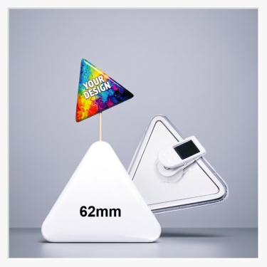 62x67mm Dreieck-Buttons mit 360° Kunststoff-Clip selbst gestalten