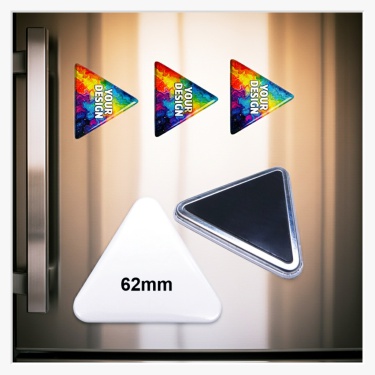 62 x 67 mm Dreieck-Softmagnet – Außergewöhnliche Form, sanft zum Kühlschrank