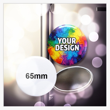 65mm Softmagnet – Dein Lieblingsfoto im XXL-Format, sanft zum Kühlschrank