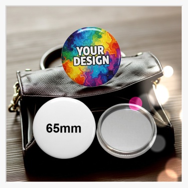 Großer 65mm Taschenspiegel für einen individuellen Druck