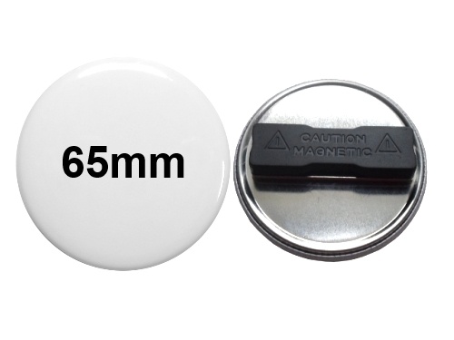 65mm Button mit Doppel-Textilmagnet 65mm Button mit Doppel-Textilmagnet