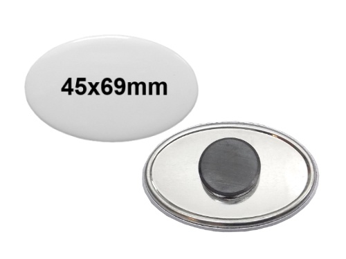 45x69mm Button mit Tafelmagnet 45x69mm Button mit Tafelmagnet