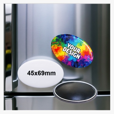 45 x 69 mm Oval-Softmagnet – Der elegante Rahmen für Deine Portraits