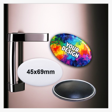 45 x 69 mm Oval-Softmagnet – Der elegante Rahmen für Deine Portraits