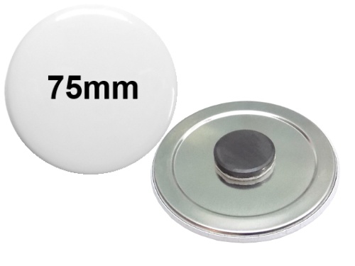75mm Button mit Tafelmagnet
