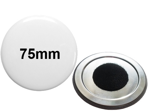 75mm Button mit Klettpunkt 75mm Button mit Klettpunkt