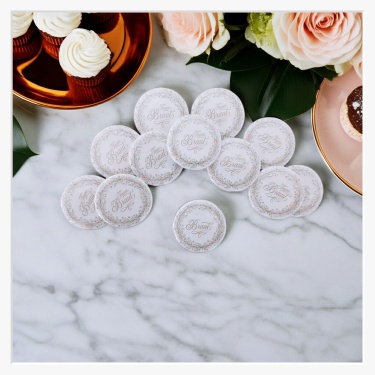 JGA Button-Set "Filigraner Blumenkranz" – 1x Braut & 11x Team Braut