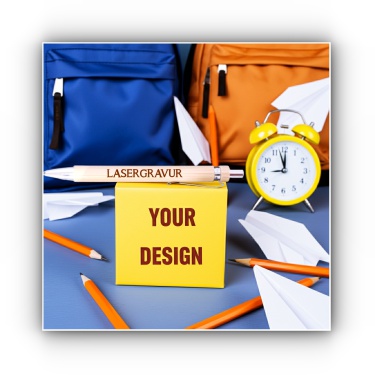 Edler Holz-Kugelschreiber mit individueller Lasergravur