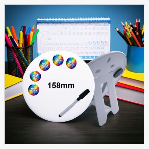 Individuelles Memoboard selbst gestalten – 158mm Button-Magnettafel bedrucken