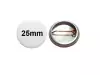 25mm Button mit Bogennadel