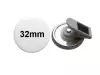 32mm Button mit 360°- Clip