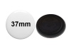 37mm Button mit Neodymmagnet und Kunststoffrückseite