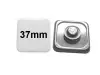 37x37mm Button mit Textilmagnet