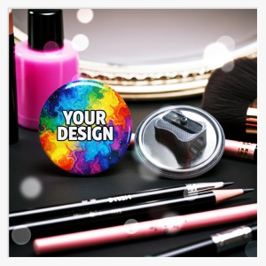 44mm Rund-Button mit integriertem Anspitzer – Komfort trifft Funktion