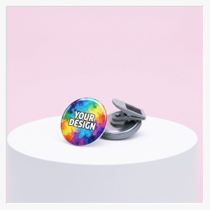 44mm Clip-Buttons selbst gestalten – kleidungsschonend & sicher