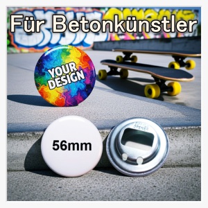 56mm Button Flaschenöffner - SR