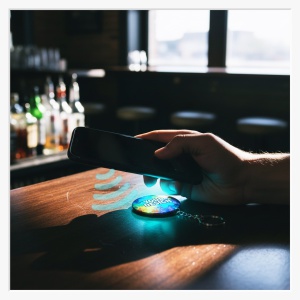 56mm NFC Smart-Flaschenöffner – Der digitale Party-Allrounder