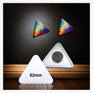 62 x 67 mm Dreieck-Tafelmagnet – Signalfunktion und Geometrie an der Tafel